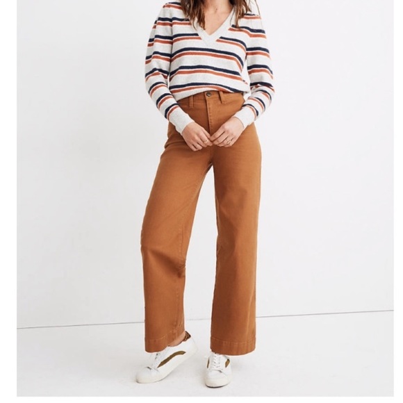 Madewell Pants - Madewell Slim Emmett Wide-Leg Pants